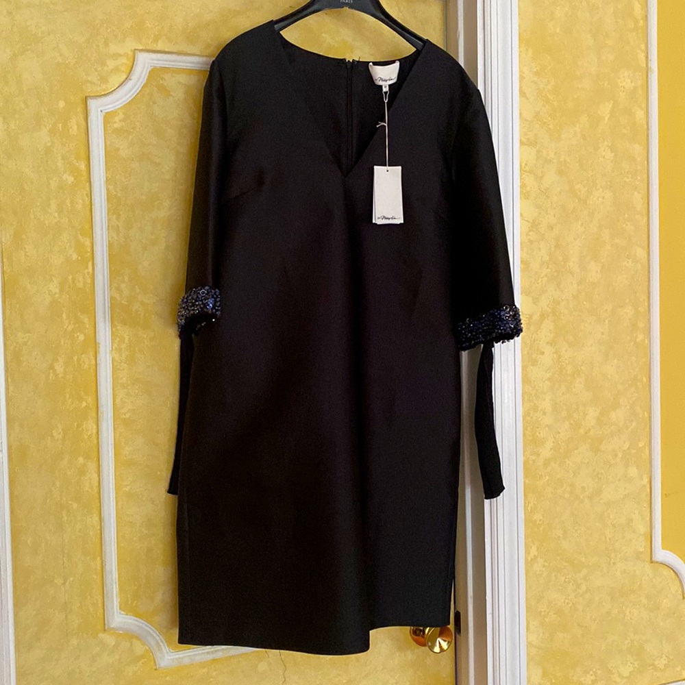NWT 3.1 Philip lim black mini dress 12